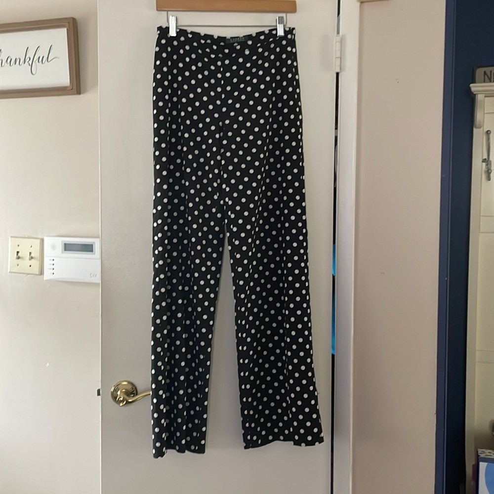 Ralph Lauren Fowey Size 2 Polka Dot Pants